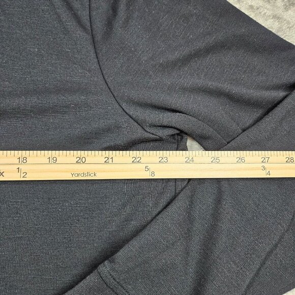 Ted Baker Top Mens 6 XXL Black Caravan 1/4 Zip Slim Fit Lightweight Golf Sweater - Picture 10 of 11